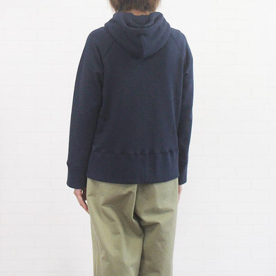 アルモニ harmonie 82480335 日本製 ORGANIC COTTON  裏毛 Wジップアップ  パーカー レディース 女性 秋 冬 春