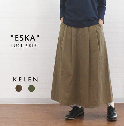 KELEN ケレン LKL23FSK2011 「ESKA」 タック スカート